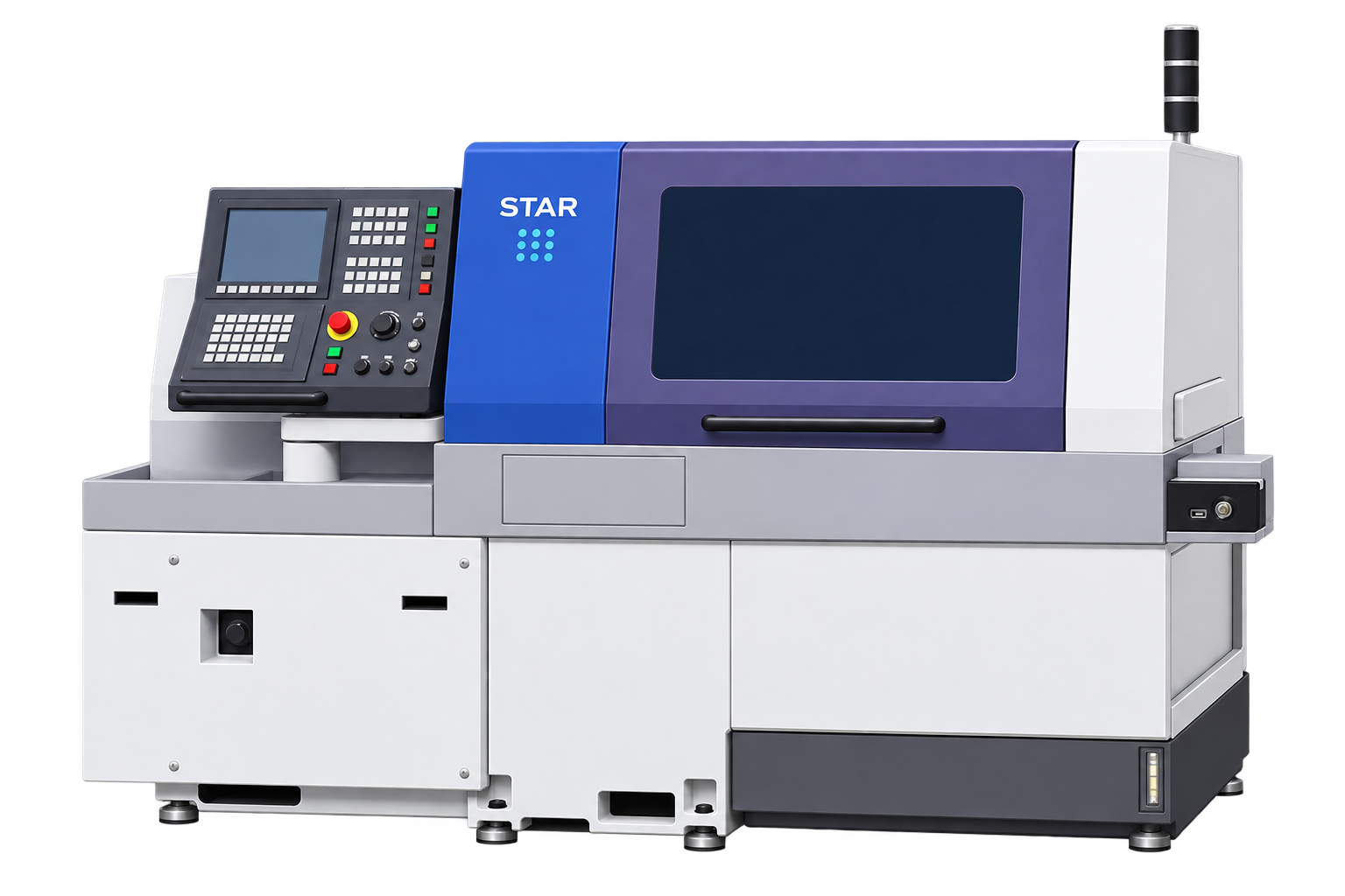 STAR CNC SR-20J · teknik illüstrasyonu